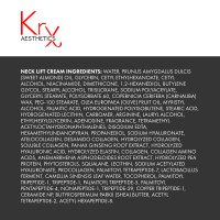 NECK LIFT CREAM. Інтенсивний анти-ейдж крем для шкіри шиї та декольте з 6-ма видами розчинного мікроколагену (колагенові нитки) і 22-ма активними інгредієнтами для клітинного омолодження, 50 гр