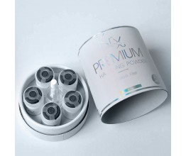 PREMIUM FILLING POWDER.  Безинъекционный филлер из 100% нано-порошка Гиалуроновой кислоты для применения на зоны морщин (для микронидлинга, дермапена та проф. уходов). Бокс из 5 ампул х 2 гр