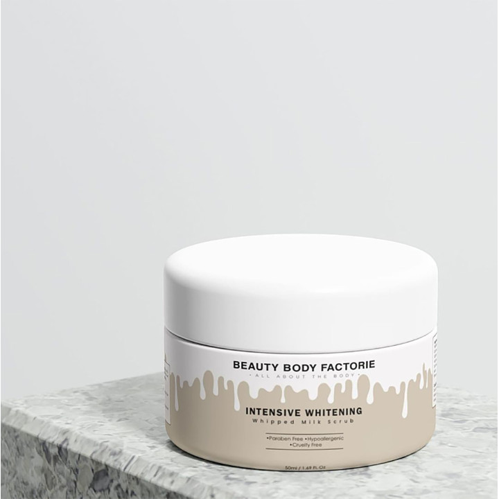 INTENSIVE WHITENING PEELING. Відбілювальна пілінг-паста "збиті вершки" з папаїном і рисовою пудрою для обличчя і тіла, 250 мл
