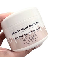INTENSIVE WHITENING PEELING. Відбілювальна пілінг-паста "збиті вершки" з папаїном і рисовою пудрою для обличчя і тіла, 250 мл