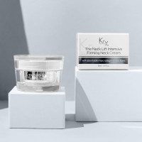 NECK LIFT CREAM. Інтенсивний анти-ейдж крем для шкіри шиї та декольте з 6-ма видами розчинного мікроколагену (колагенові нитки) і 22-ма активними інгредієнтами для клітинного омолодження, 50 гр