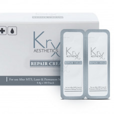 REPAIR CREAM. Крем-репаратор в індивідуальних саше у вигляді бальзаму із системою зволоження 24Н з олією Ши та 10 ботанікал екстрактами для відновлення шкіри після пілінгів, мезотерапії, татуажу. Бокс з 100 саше по 0,8 гр