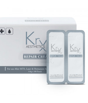 REPAIR CREAM. Крем-репаратор в індивідуальних саше у вигляді бальзаму із системою зволоження 24Н з олією Ши та 10 ботанікал екстрактами для відновлення шкіри після пілінгів, мезотерапії, татуажу. Бокс з 100 саше по 0,8 гр