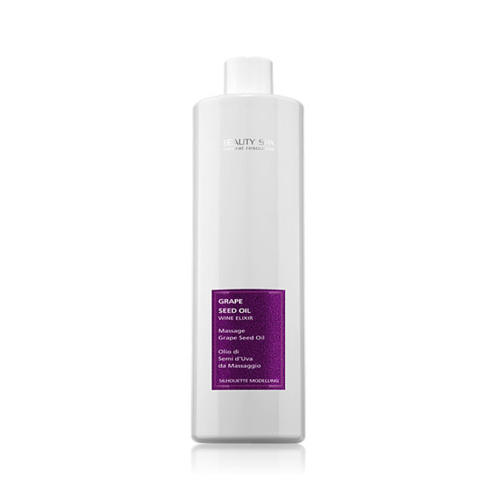 Масажна анті-ейдж олія ВИННИЙ ЕЛІКСИР для обличчя та тіла BEAUTY SPA GRAPE SEED OIL WINE ELIXIR, 500 мл