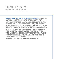Кислотний скраб ВИННИЙ ПІЛІНГ рH 3,5 для обличчя та тіла  BEAUTY SPA SUGAR SCRUB, 200 мл