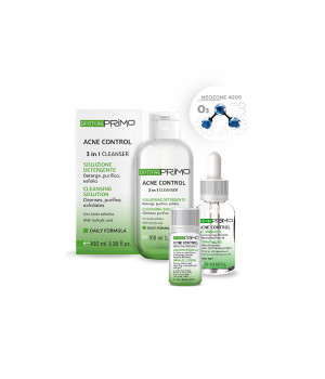 Система дом догляду ACNE CONTROL 24H з трьох продуктів: очищення, лікувальна гідратація, локальне лікування